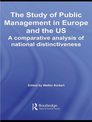 cover image of The Study of Public Management in Europe and the US